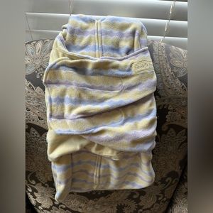 Newborn halo swaddle fleece
